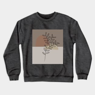 Neutral Design Crewneck Sweatshirt